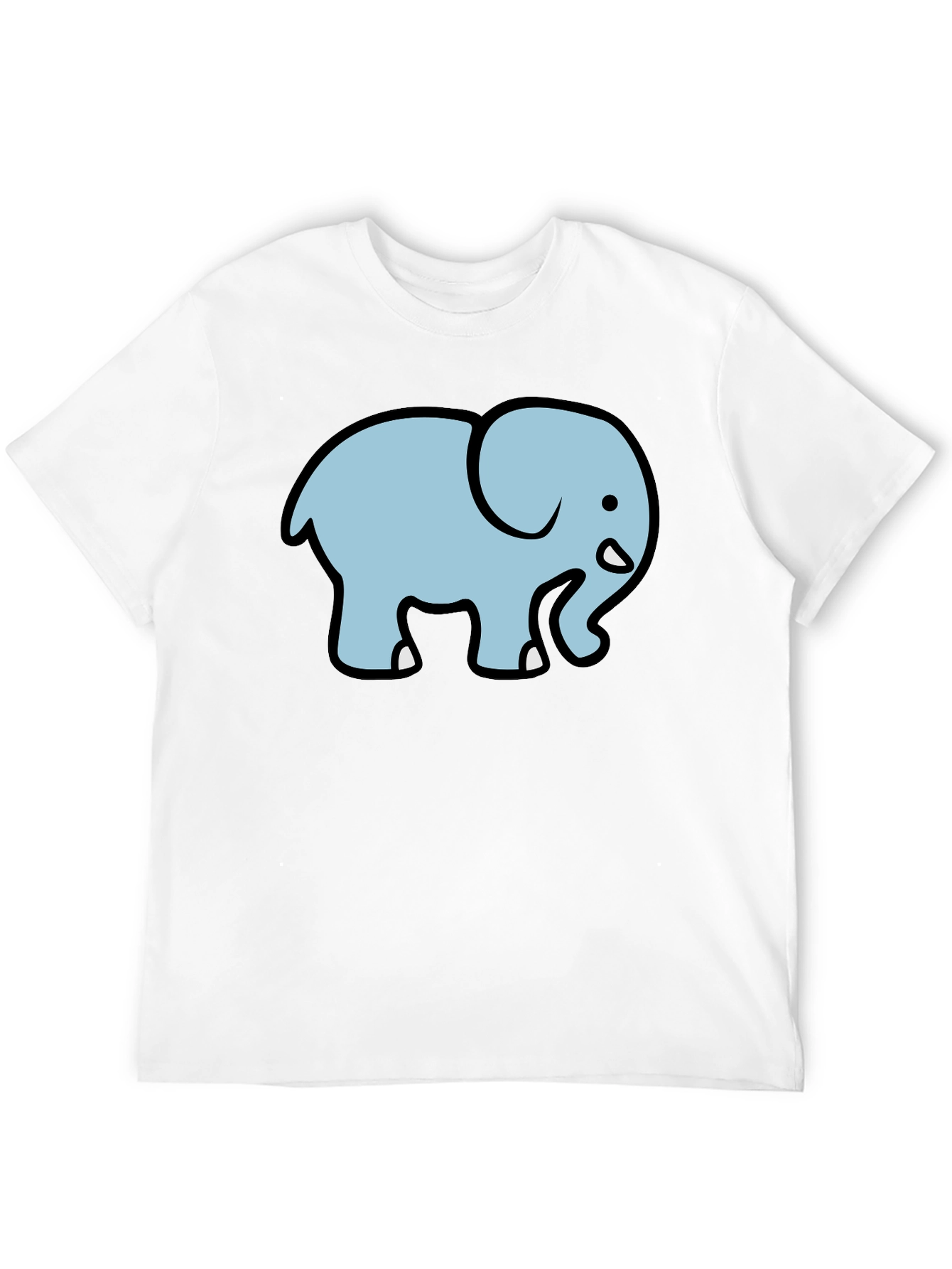 Elephant Graphic T-Shirt - Soft Cotton Blend