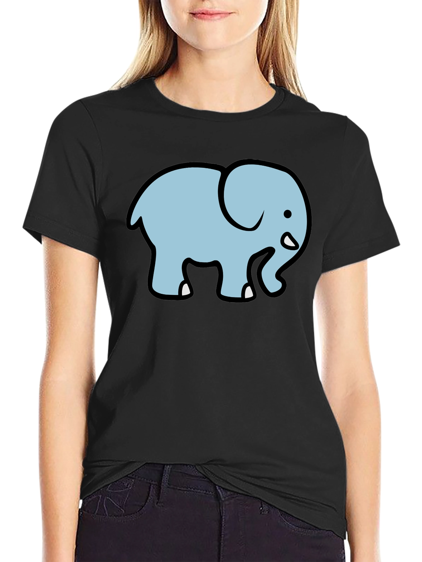 Elephant Graphic T-Shirt - Soft Cotton Blend