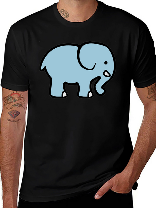 Elephant Graphic T-Shirt - Soft Cotton Blend