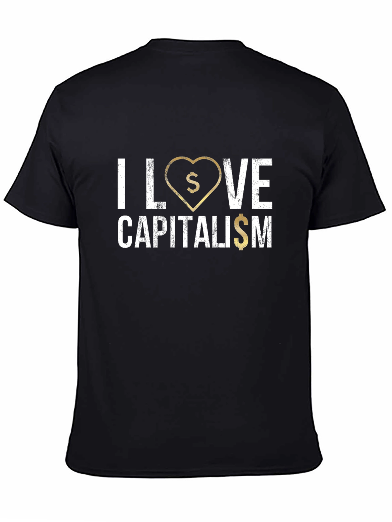 I Love Capitalism Black T-Shirt