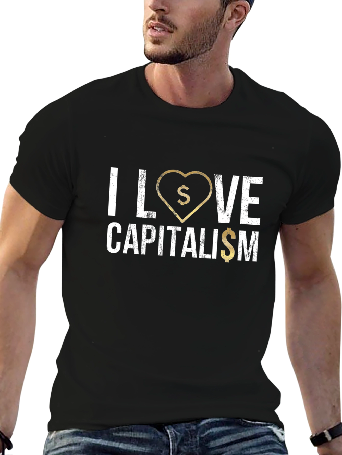 I Love Capitalism Black T-Shirt
