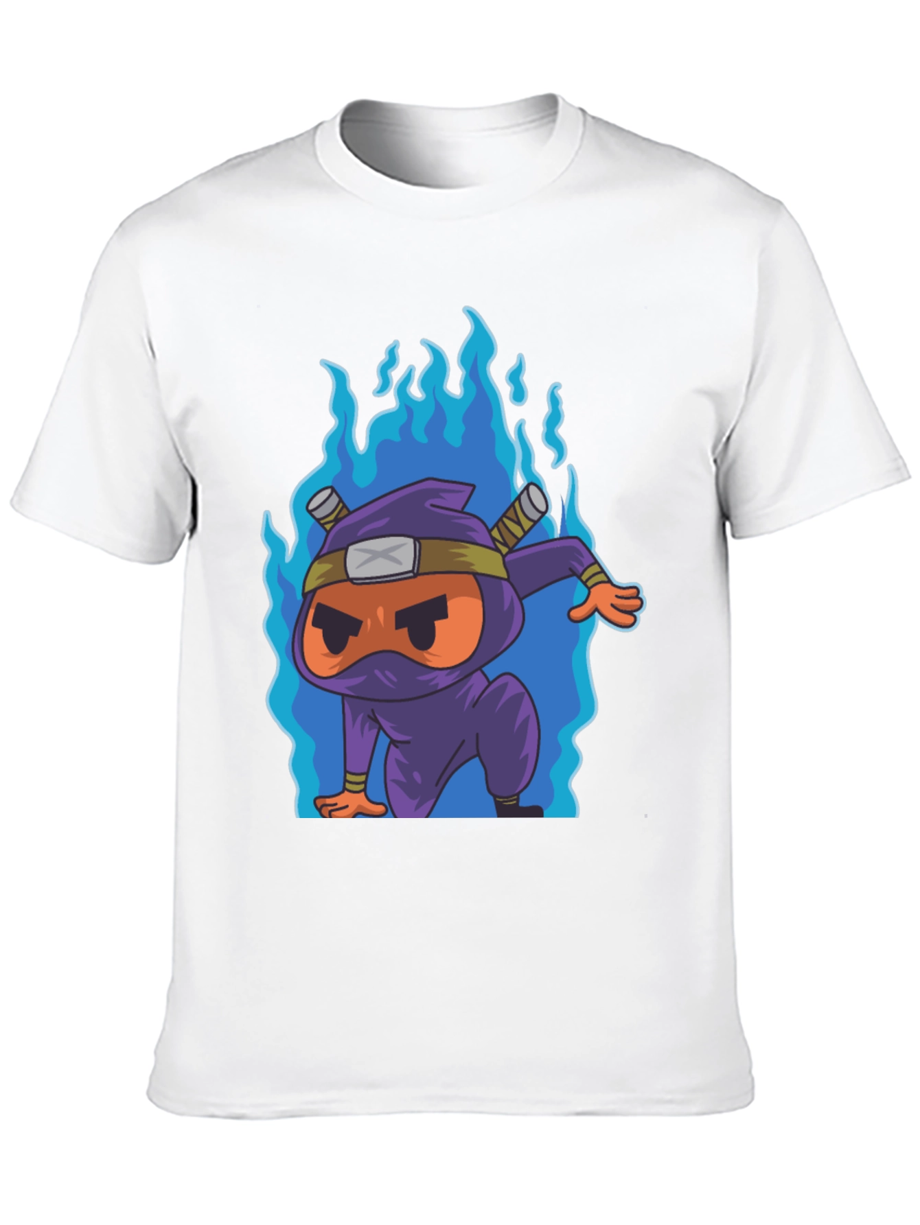 Ninja Cartoon Graphic T-Shirt