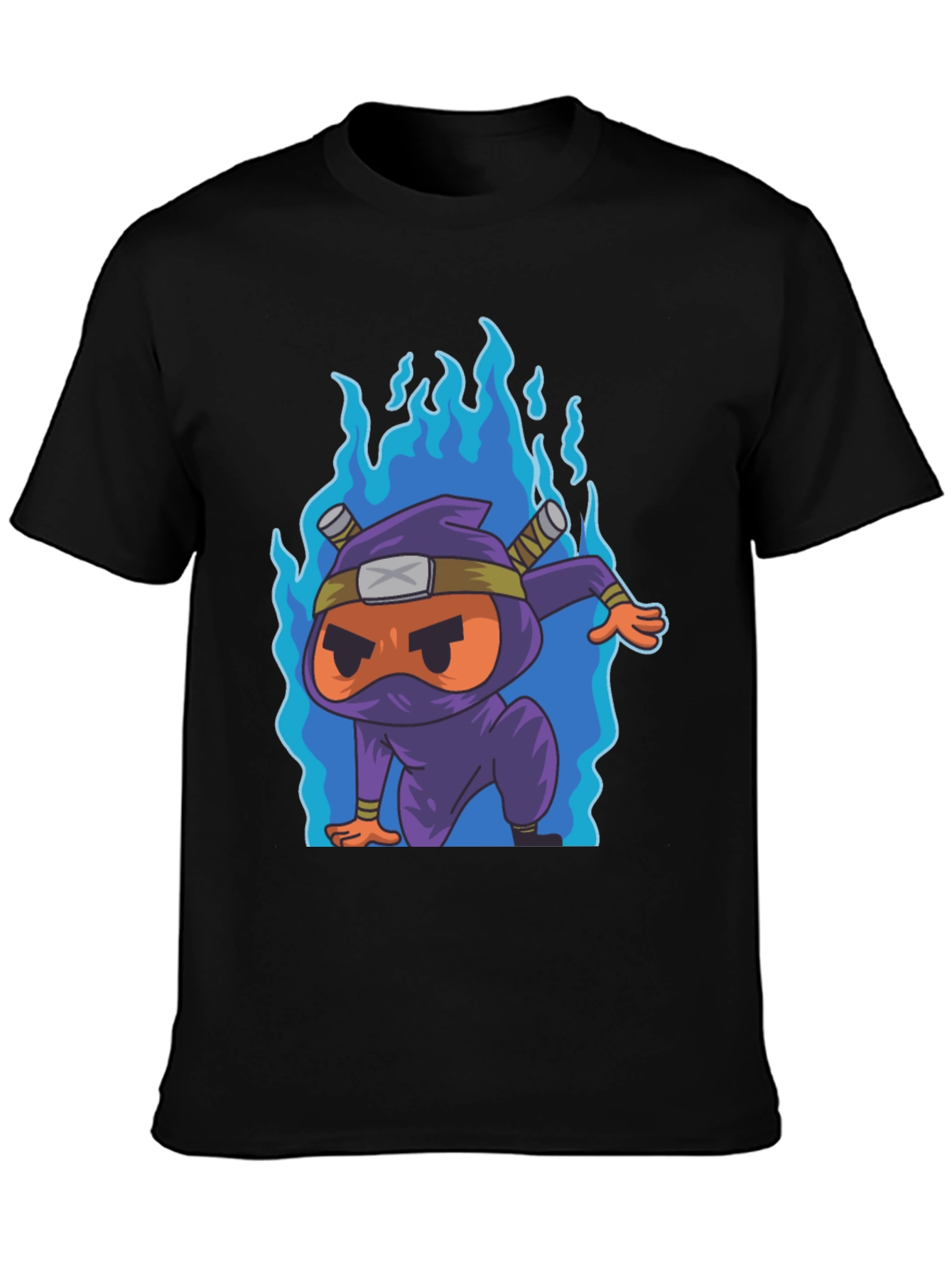 Ninja Cartoon Graphic T-Shirt