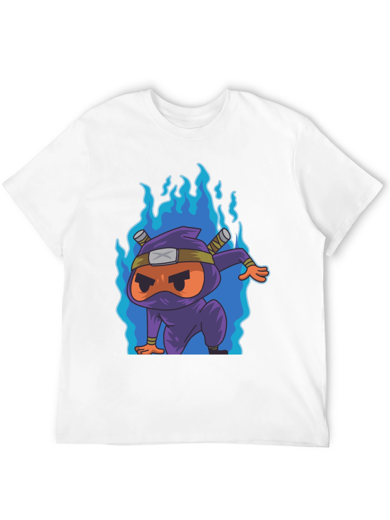 Ninja Cartoon Graphic T-Shirt