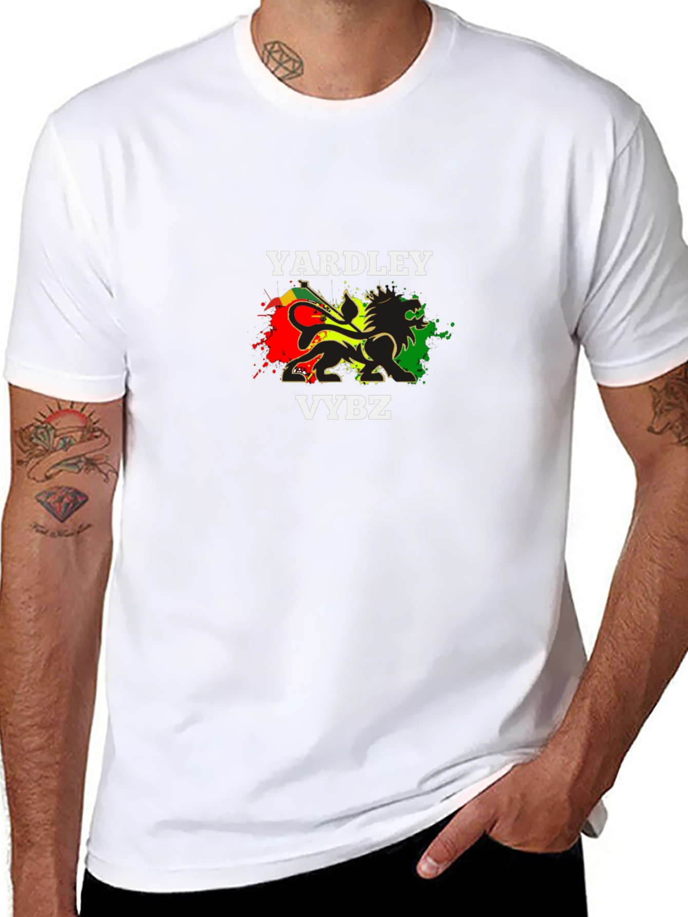 Yardley Vybz Black Graphic Tee