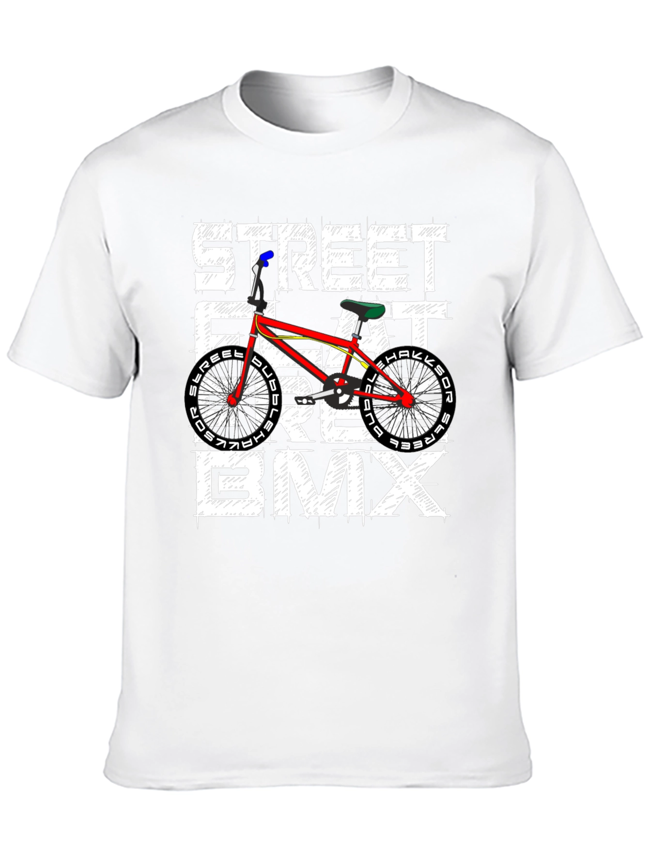 Street Flat Ride BMX Graphic Tee