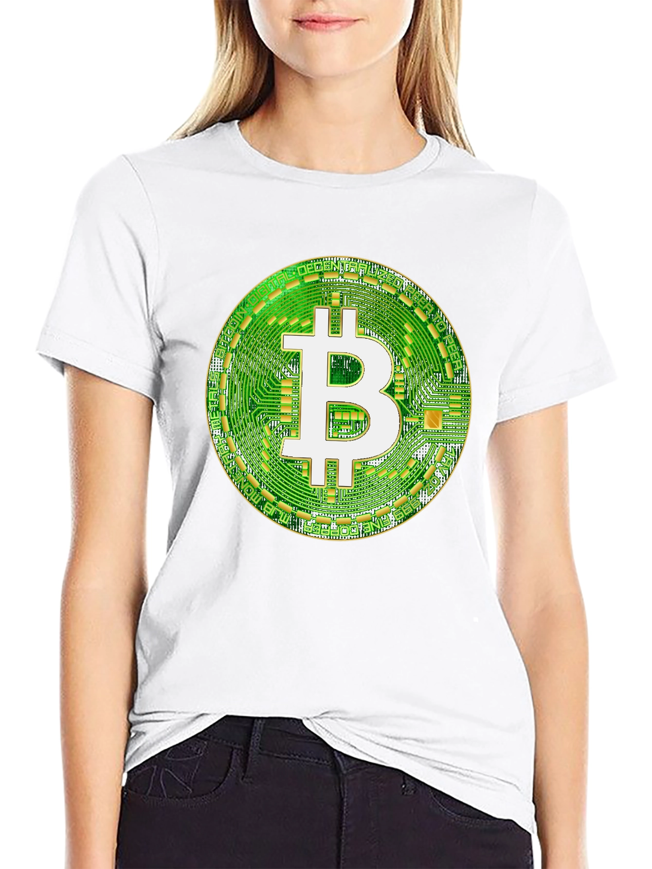 Bitcoin Crypto T-Shirt - Black Tee