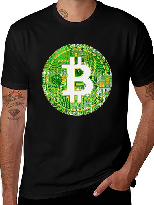Bitcoin Crypto T-Shirt - Black Tee