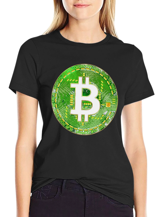 Bitcoin Crypto T-Shirt - Black Tee