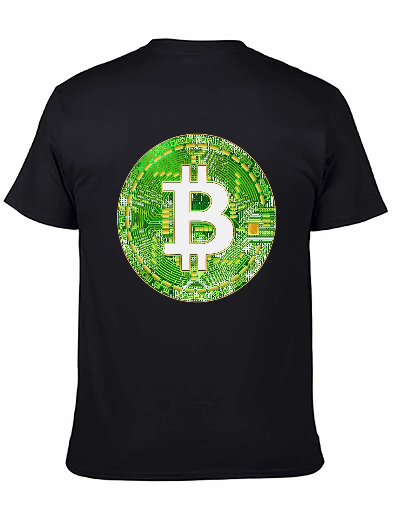 Bitcoin Crypto T-Shirt - Black Tee