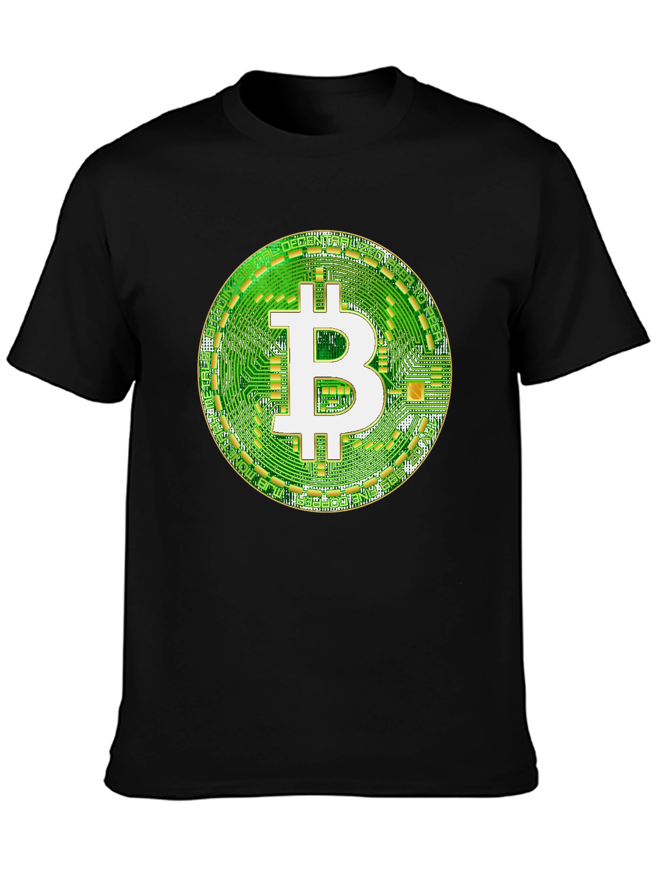 Bitcoin Crypto T-Shirt - Black Tee