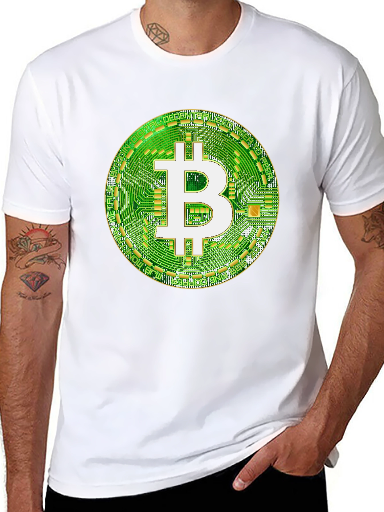Bitcoin Crypto T-Shirt - Black Tee