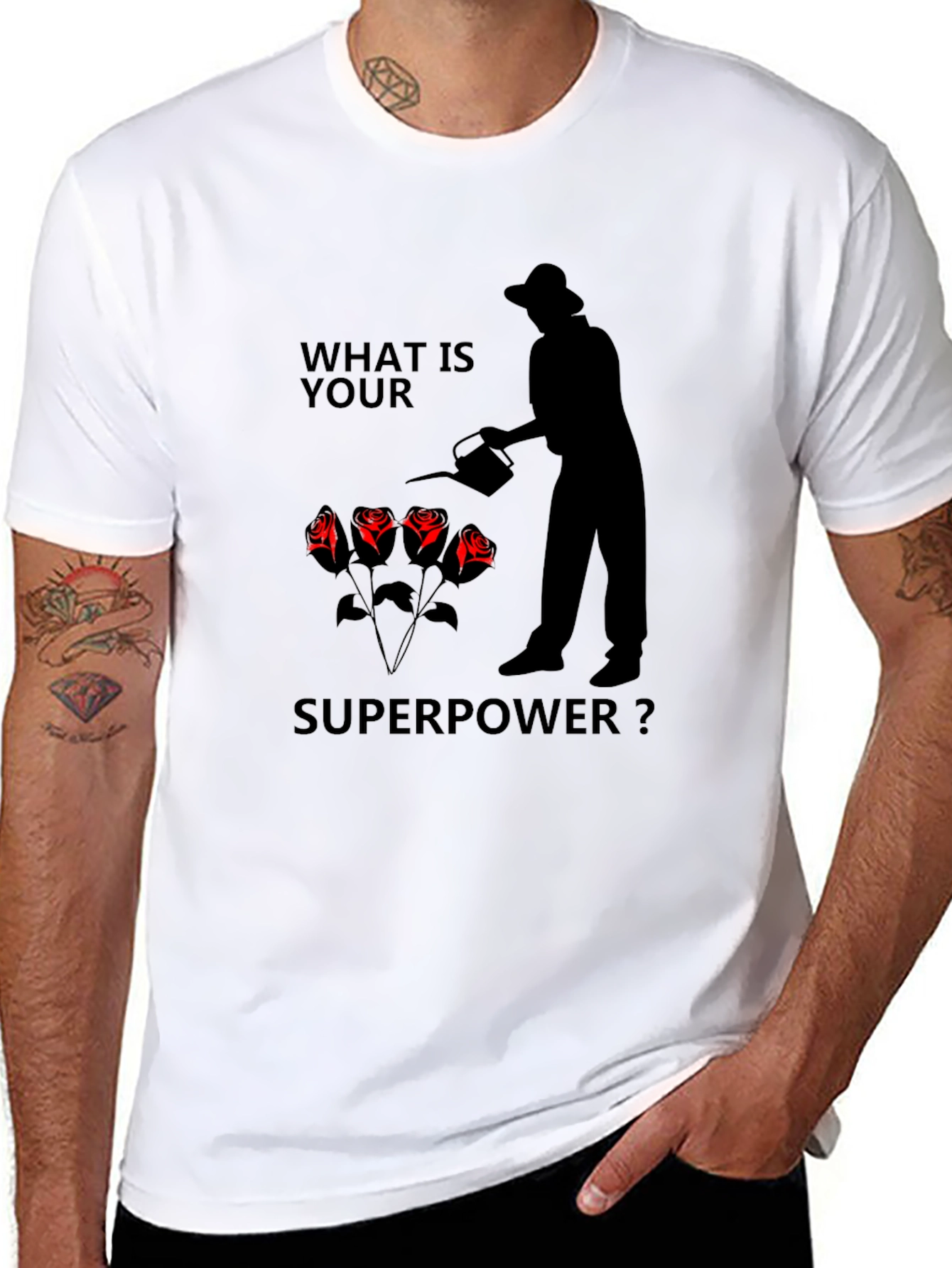 Gardener Superpower T-Shirt - Black