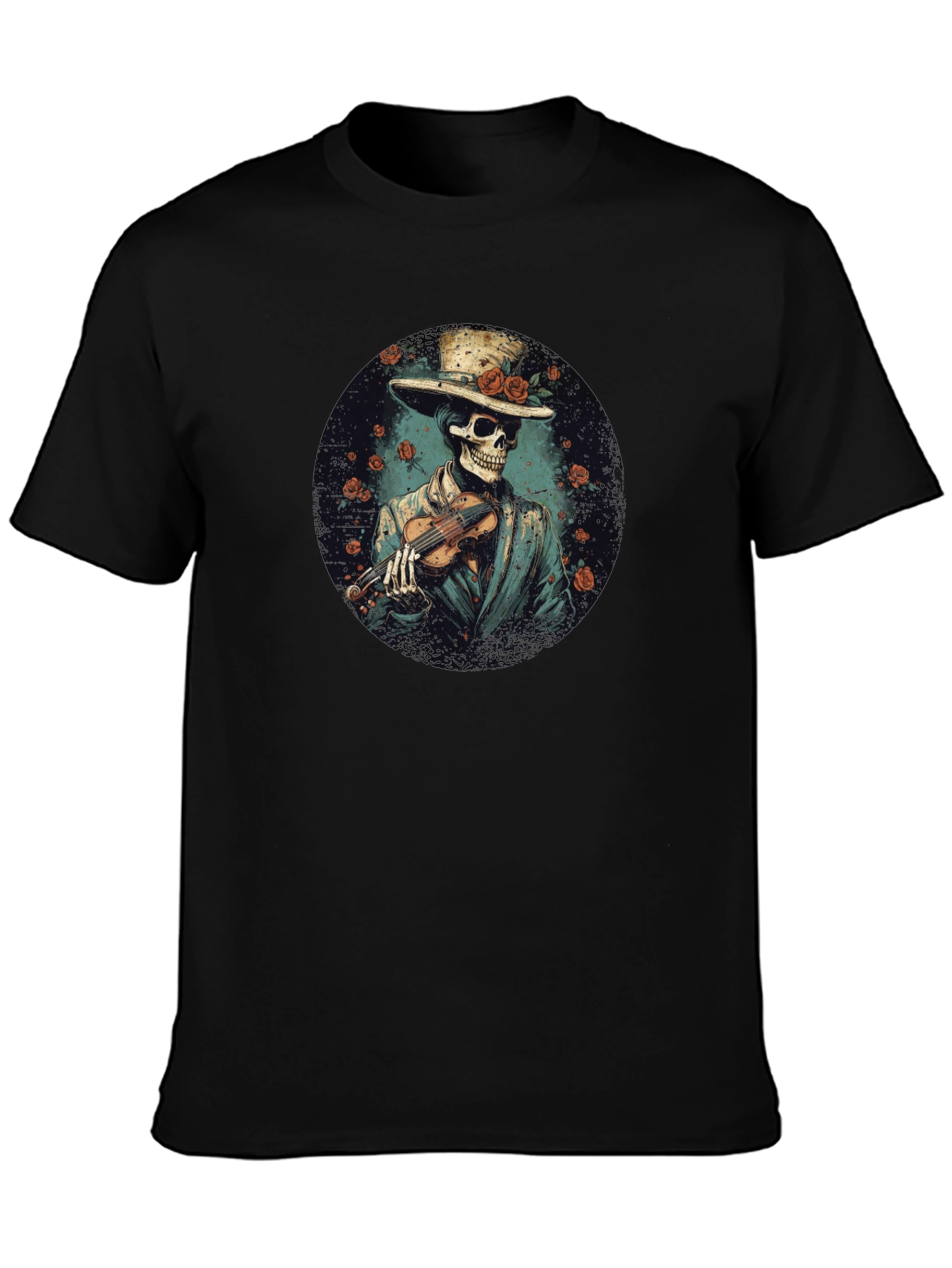 Skeleton Musician T-Shirt