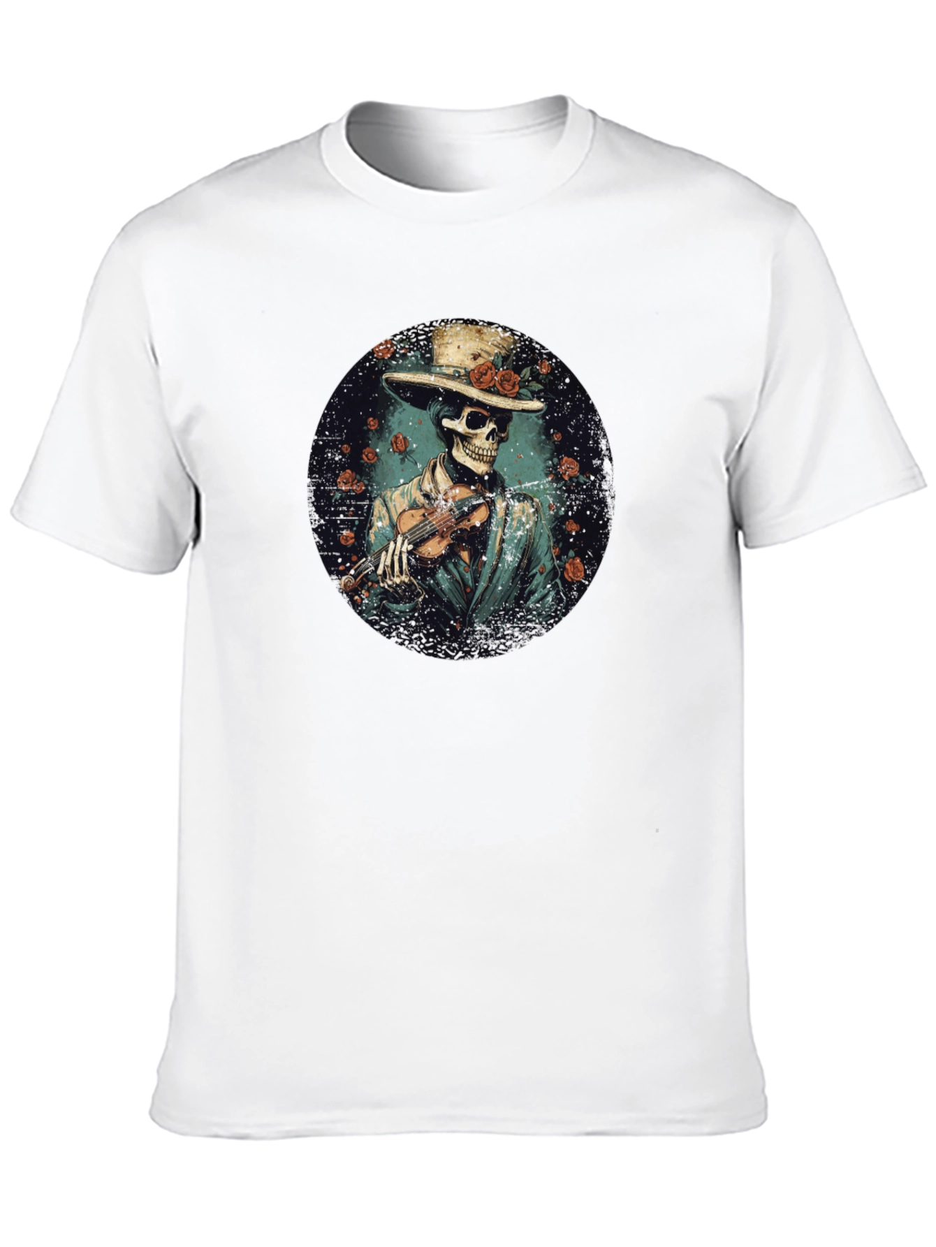 Skeleton Musician T-Shirt