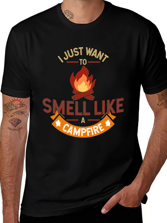 Campfire Smell T-Shirt - Outdoor Adventure Tee