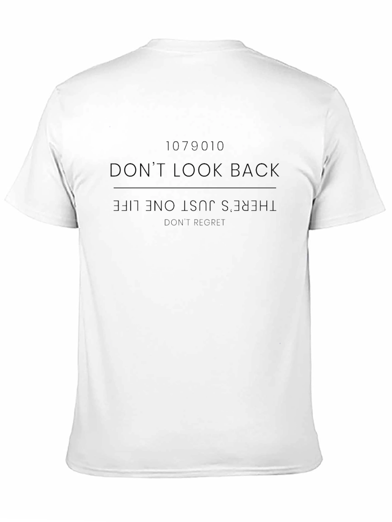 Dont Look Back Graphic Tee - Black