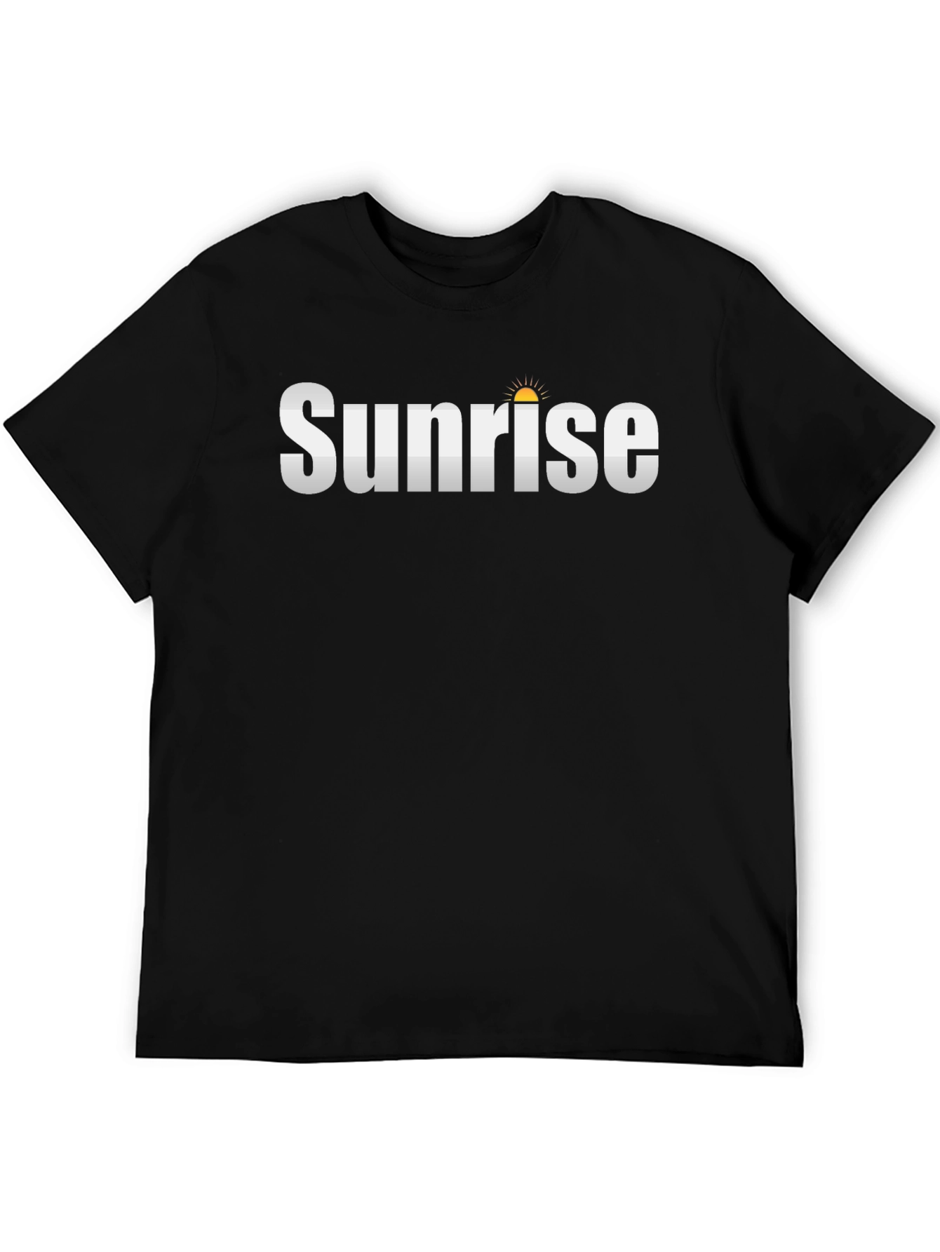 Sunrise Graphic Black T-Shirt