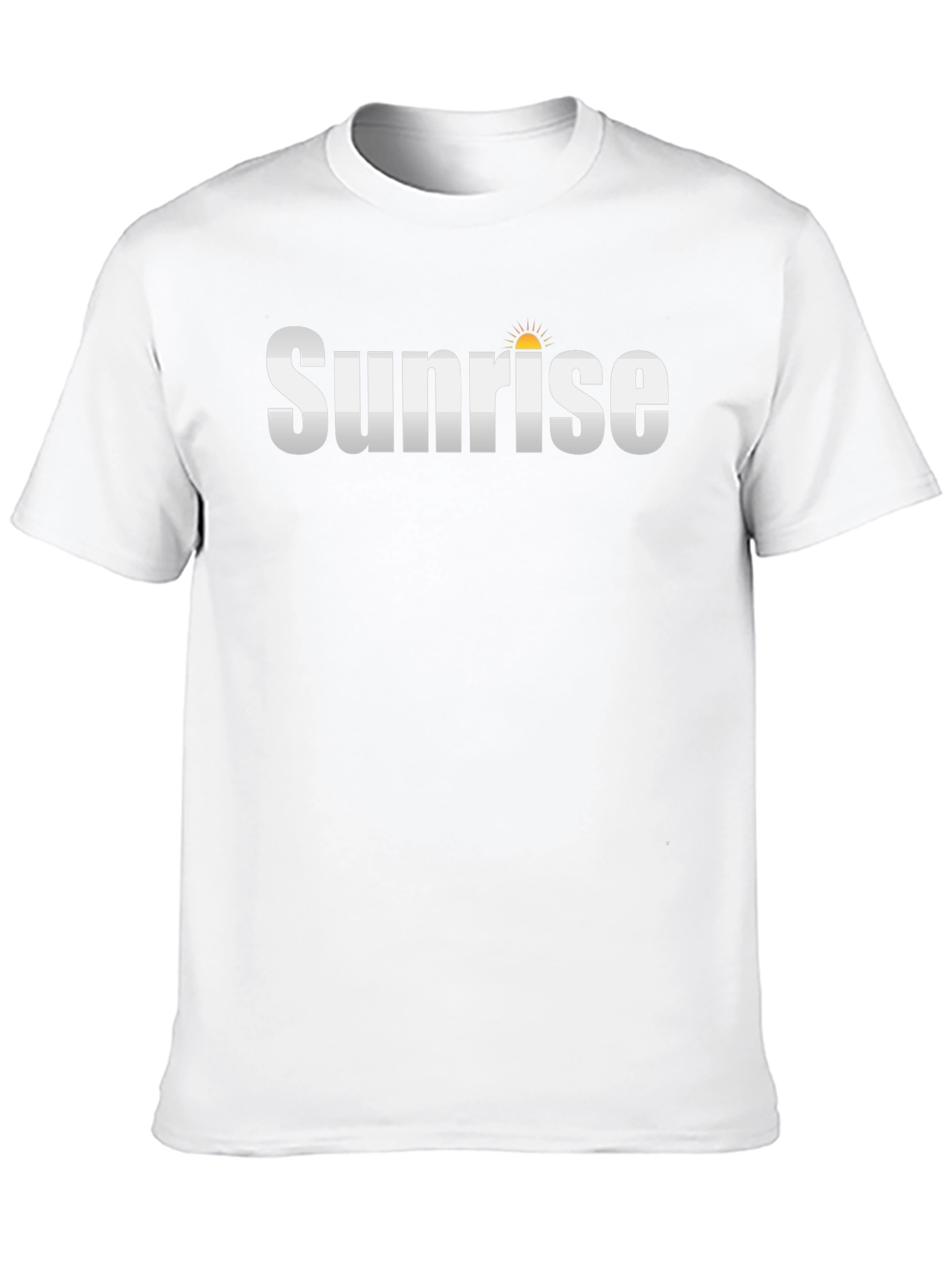 Sunrise Graphic Black T-Shirt