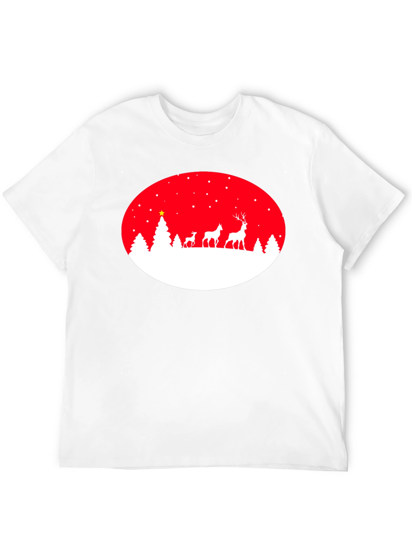 Festive Deer Christmas T-Shirt