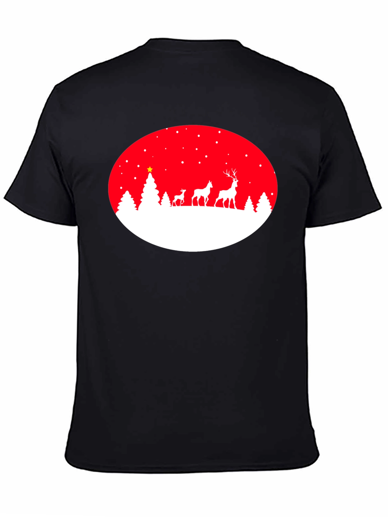 Festive Deer Christmas T-Shirt