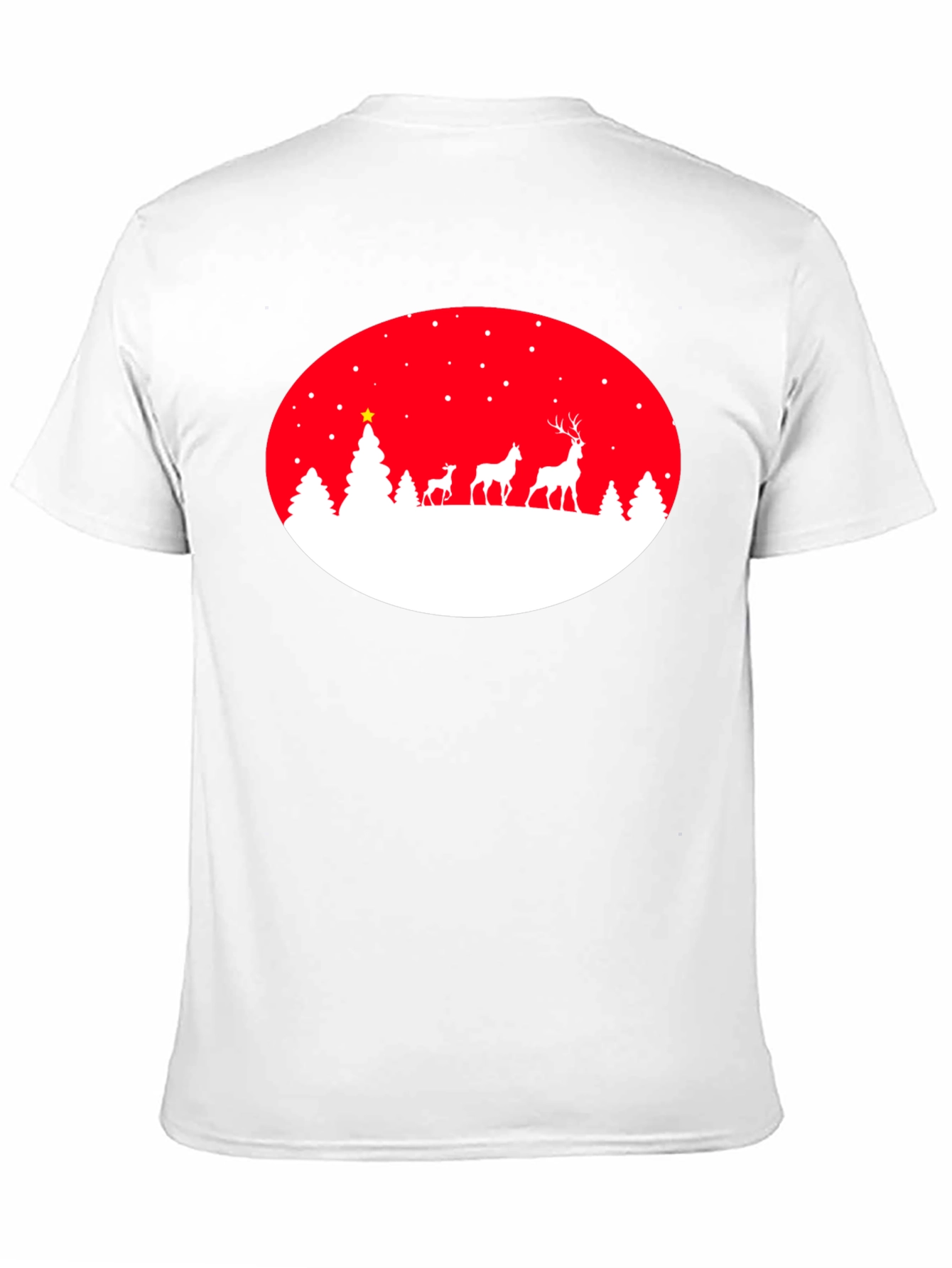 Festive Deer Christmas T-Shirt