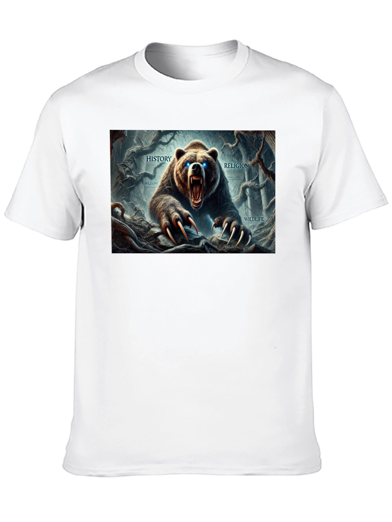Bear Graphic T-Shirt - History Religion Wildlife