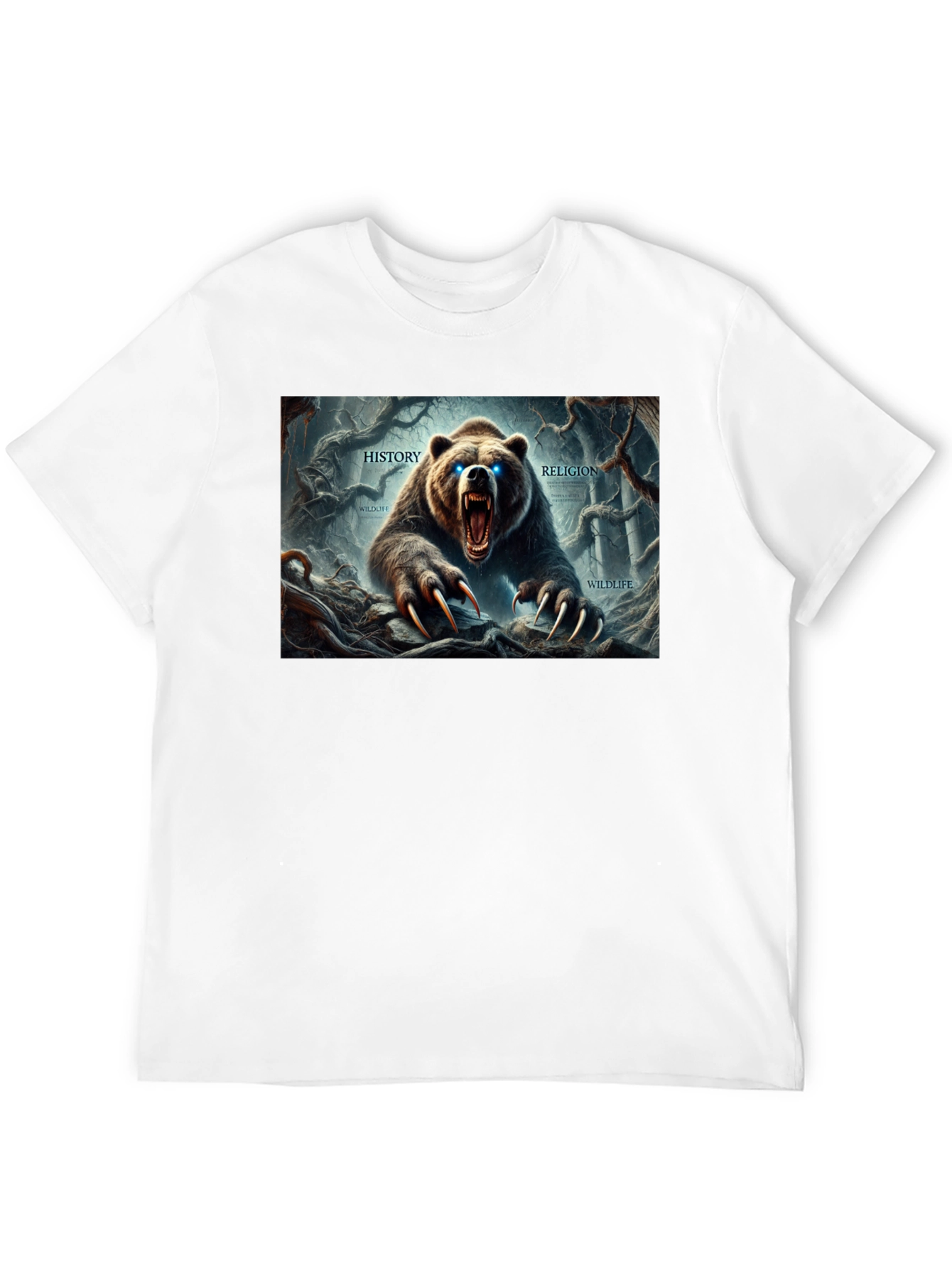 Bear Graphic T-Shirt - History Religion Wildlife