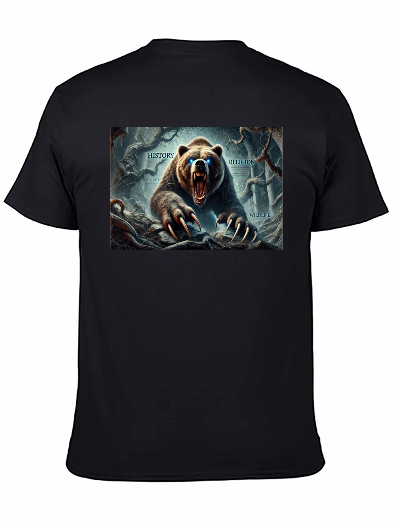 Bear Graphic T-Shirt - History Religion Wildlife