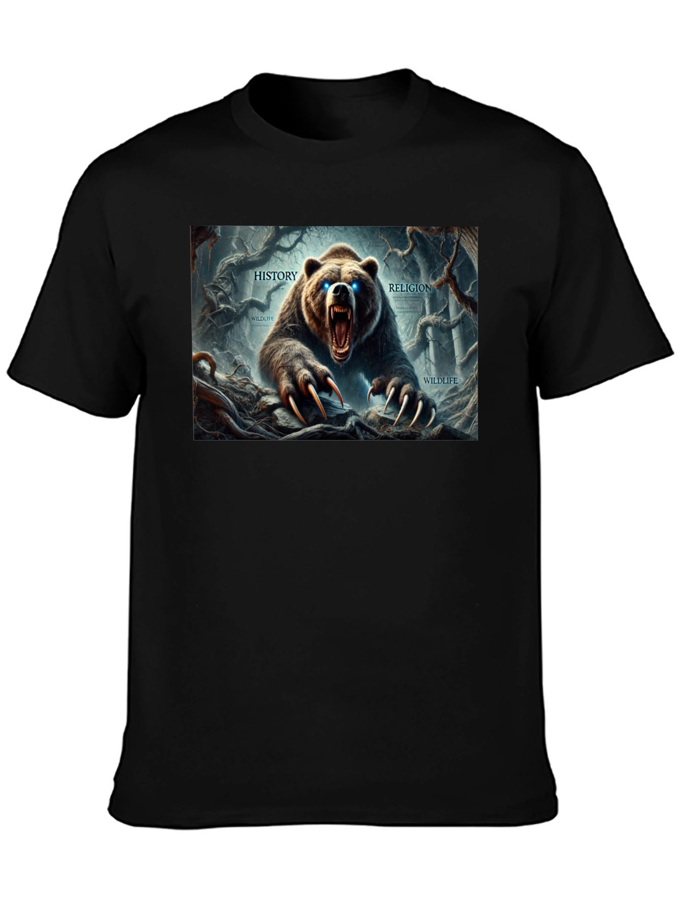 Bear Graphic T-Shirt - History Religion Wildlife