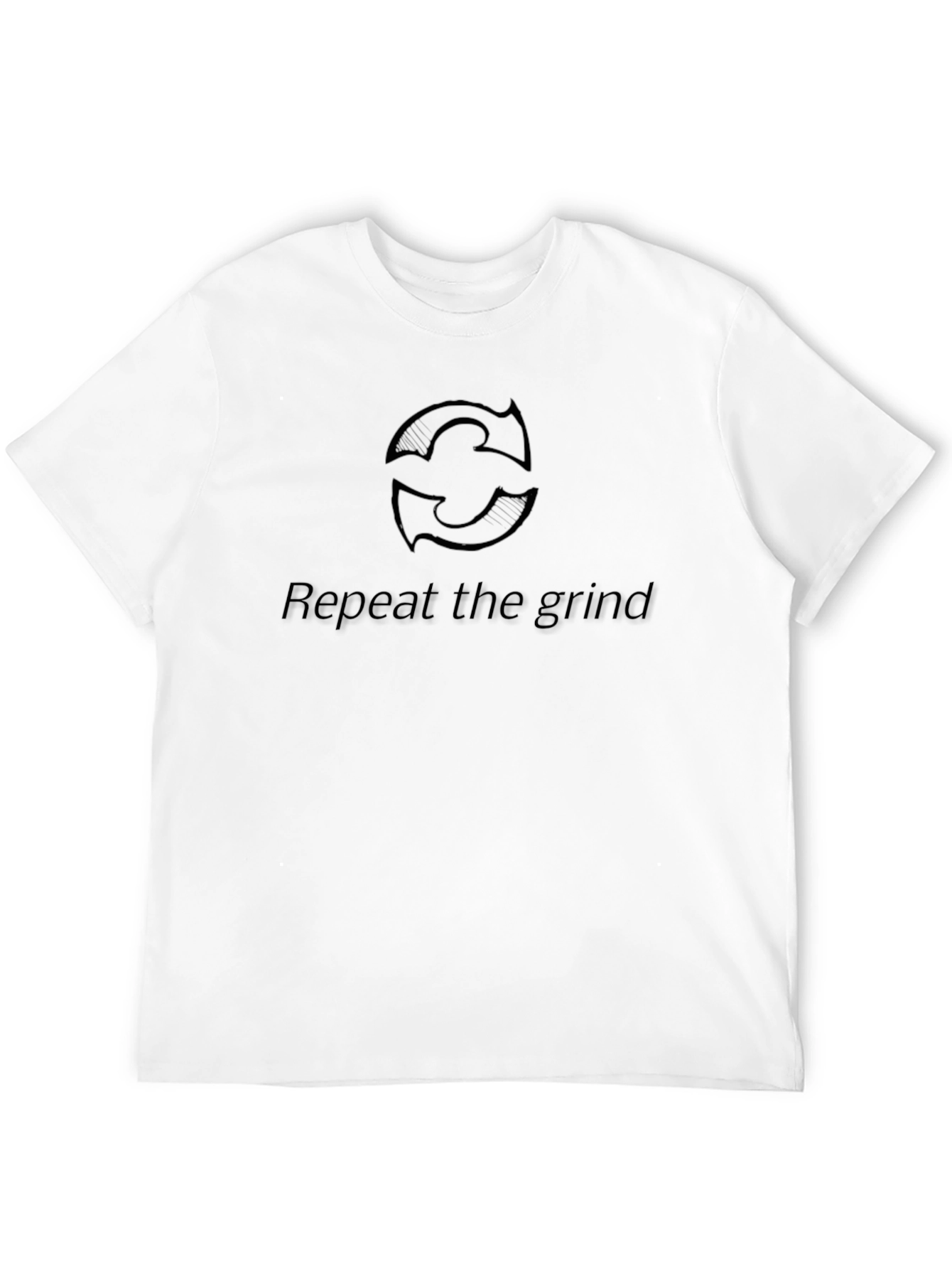 Repeat the Grind Graphic Tee - Soft Cotton Blend