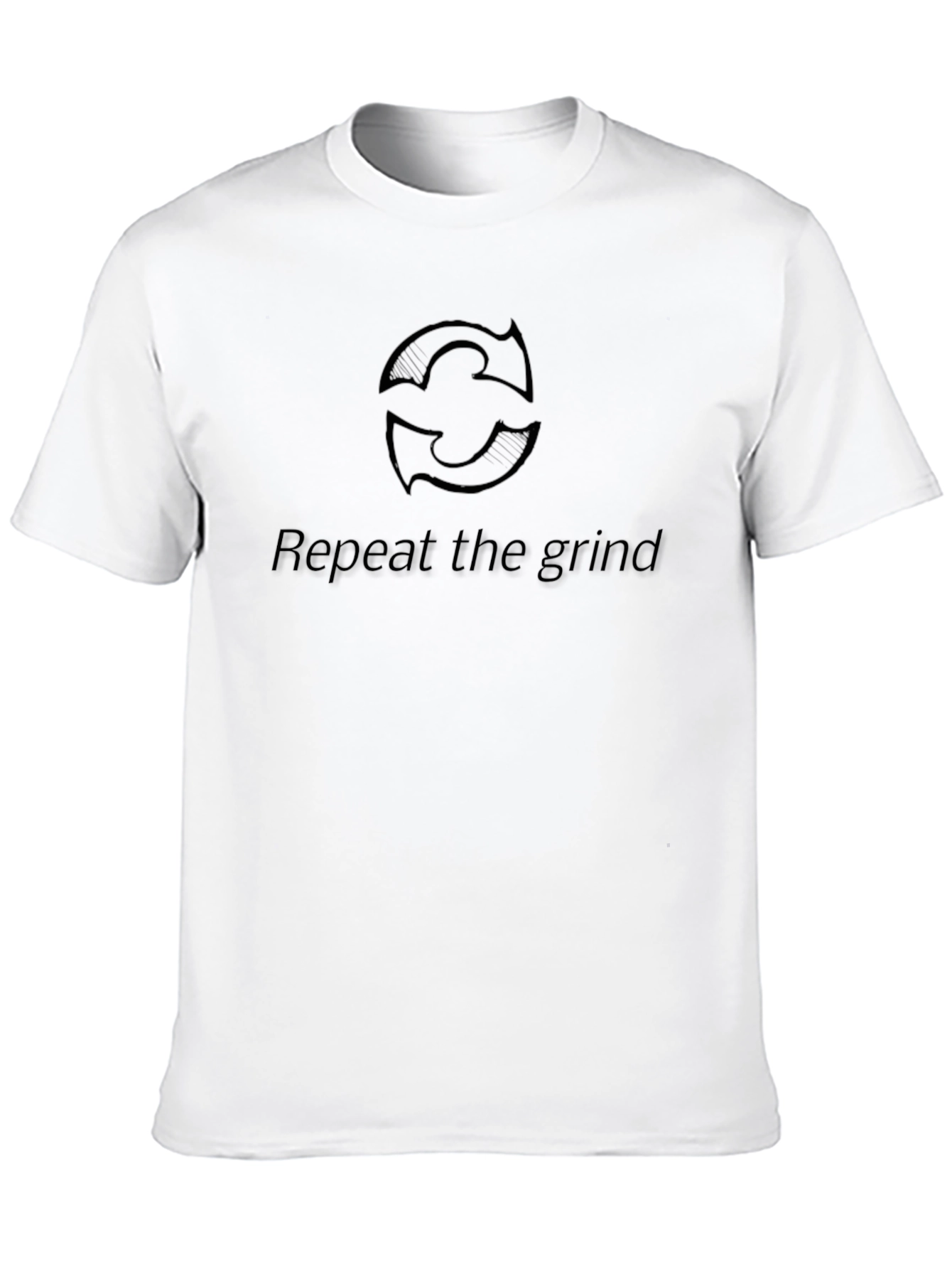 Repeat the Grind Graphic Tee - Soft Cotton Blend