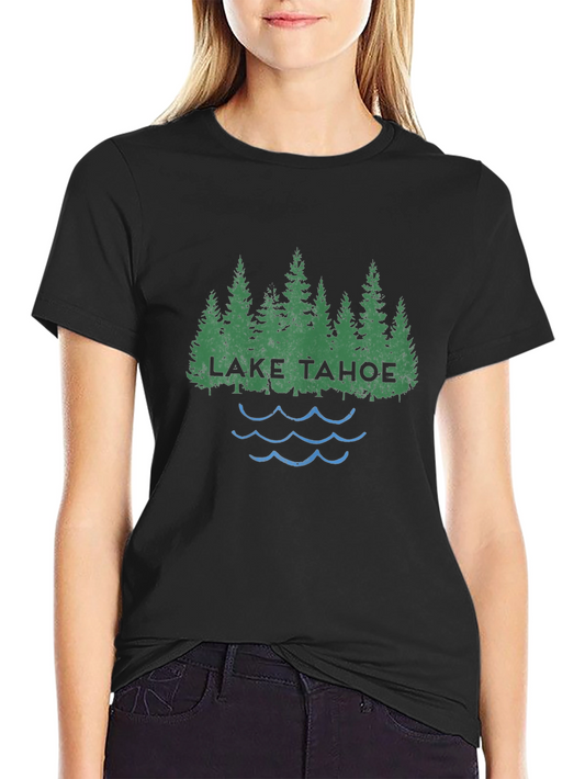 Lake Tahoe Graphic Tee - Nature Inspired