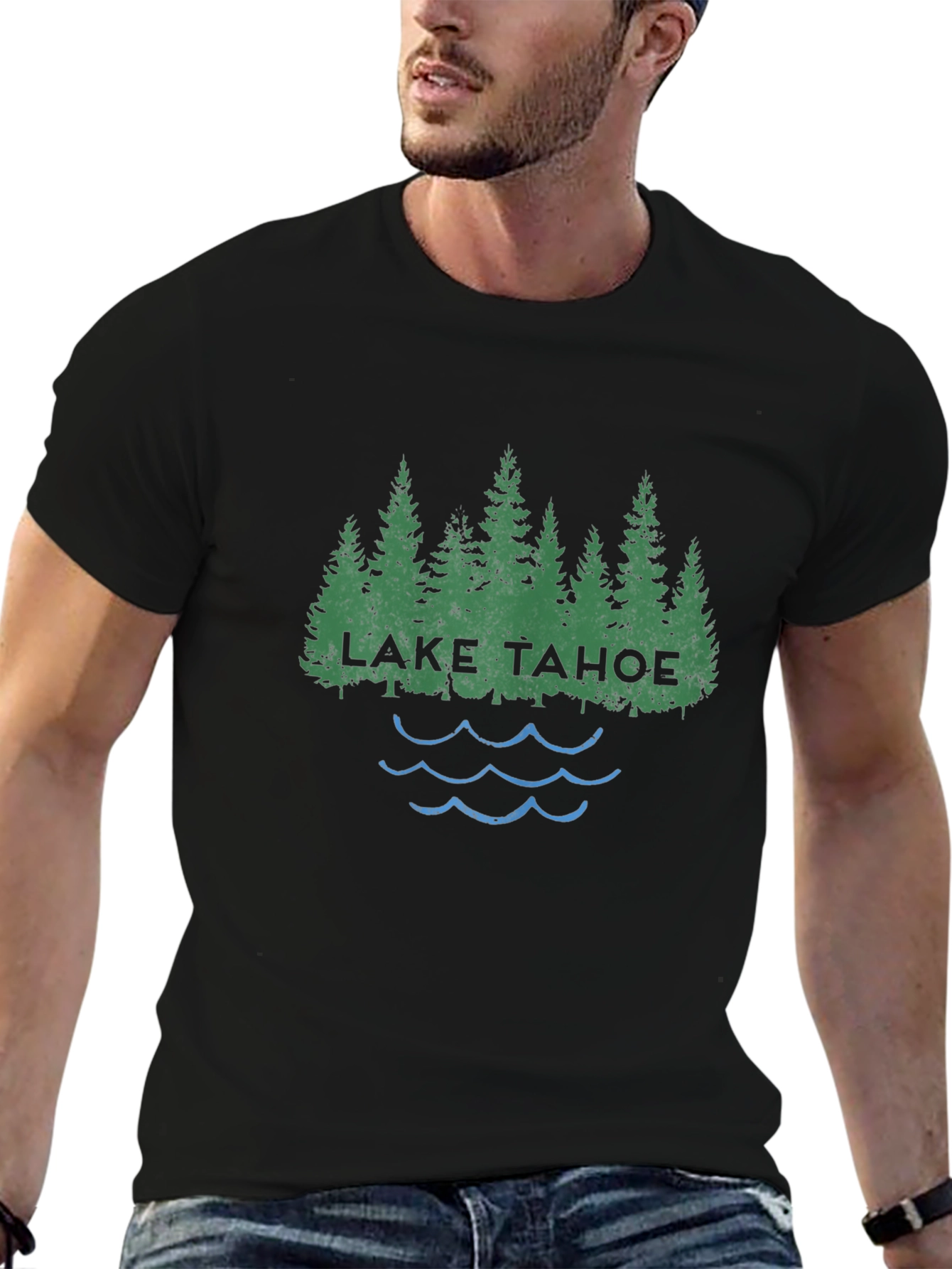Lake Tahoe Graphic Tee - Nature Inspired