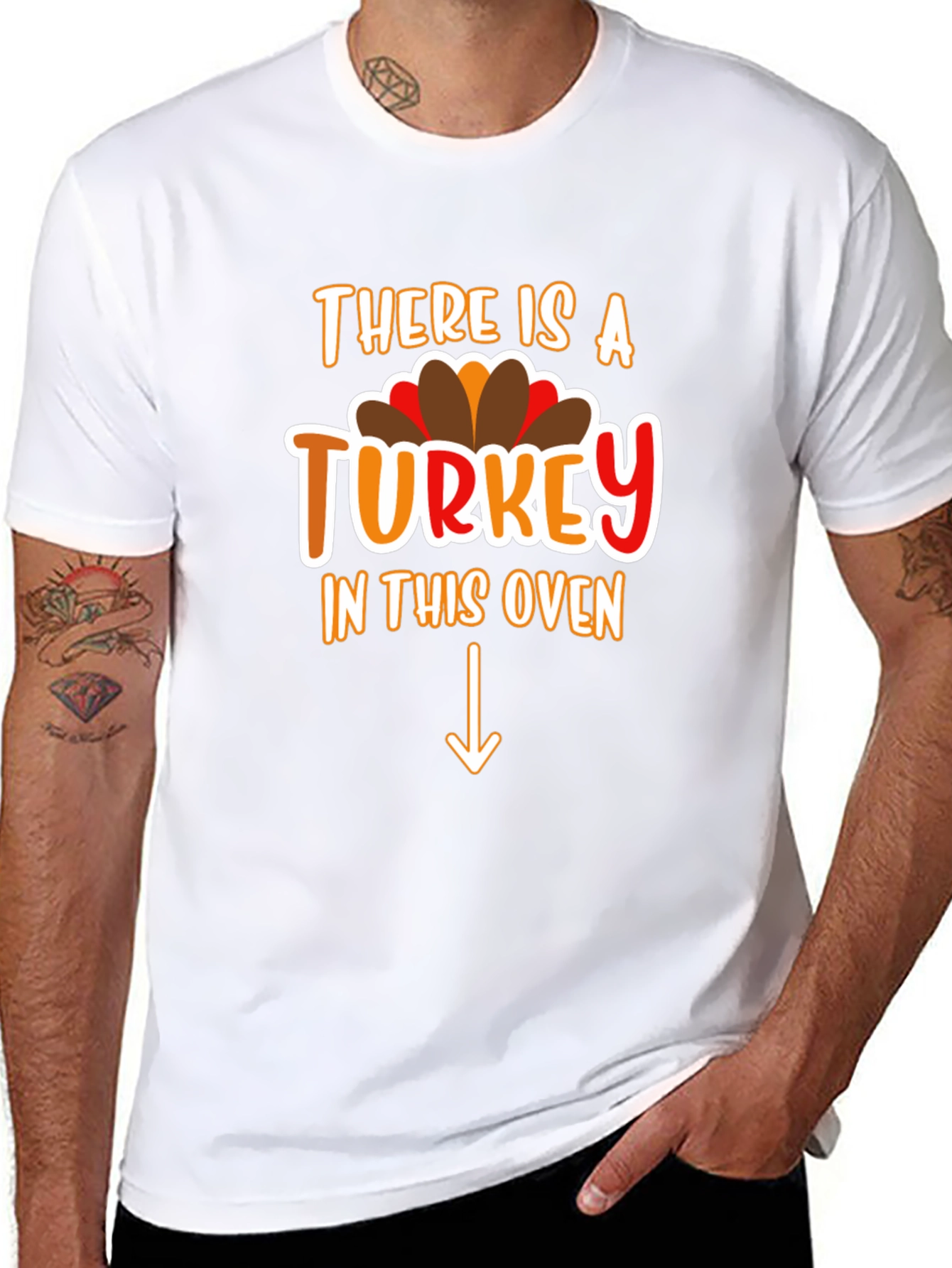 Thanksgiving Pregnancy Announcement T-Shirt