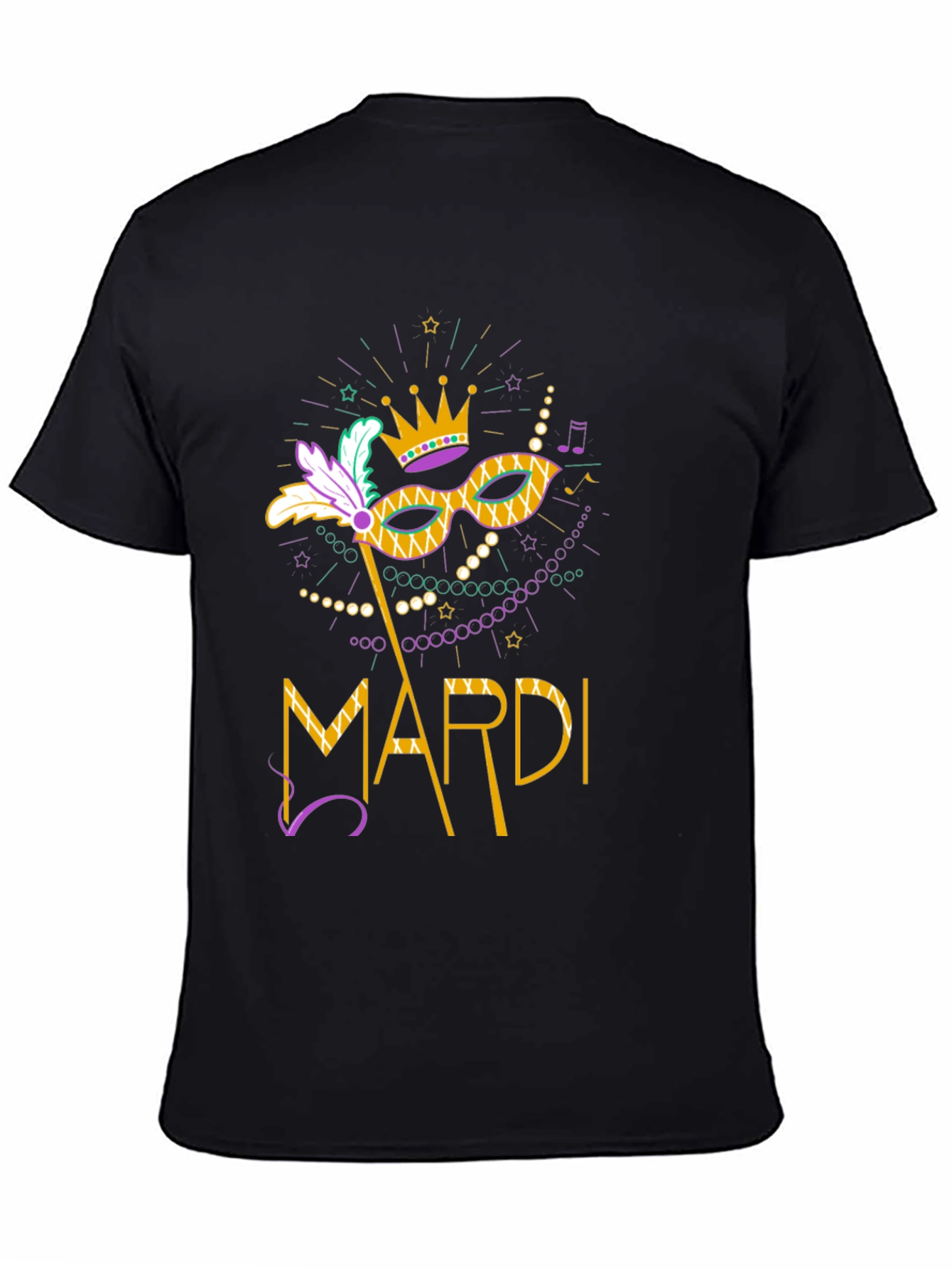 Mardi Gras Mask T-Shirt - Unisex