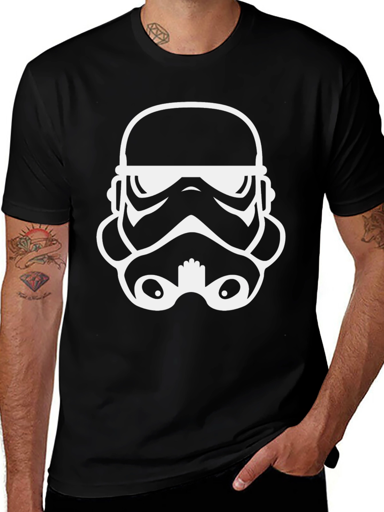 Stormtrooper Graphic Tee - Black