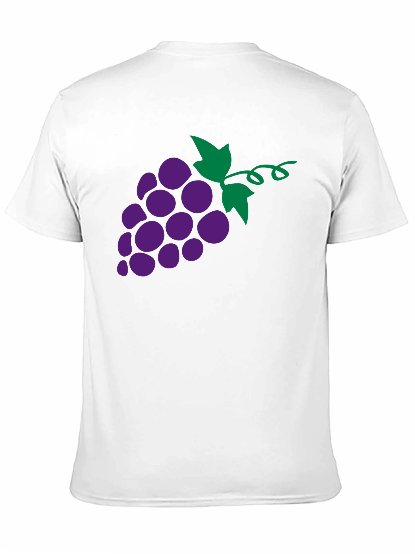 Grapes Graphic T-Shirt - Black Fruit Tee