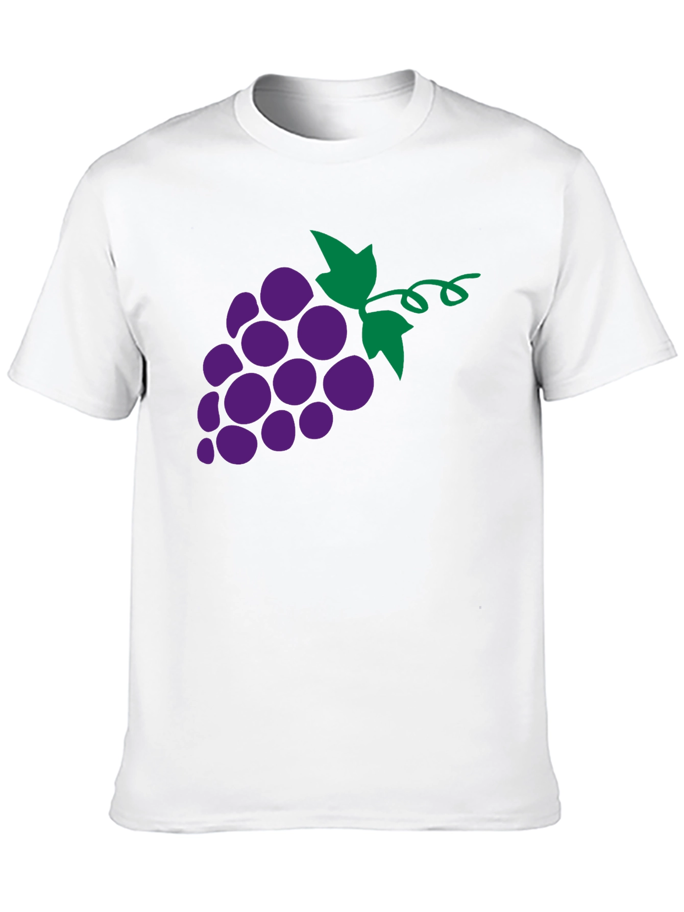 Grapes Graphic T-Shirt - Black Fruit Tee