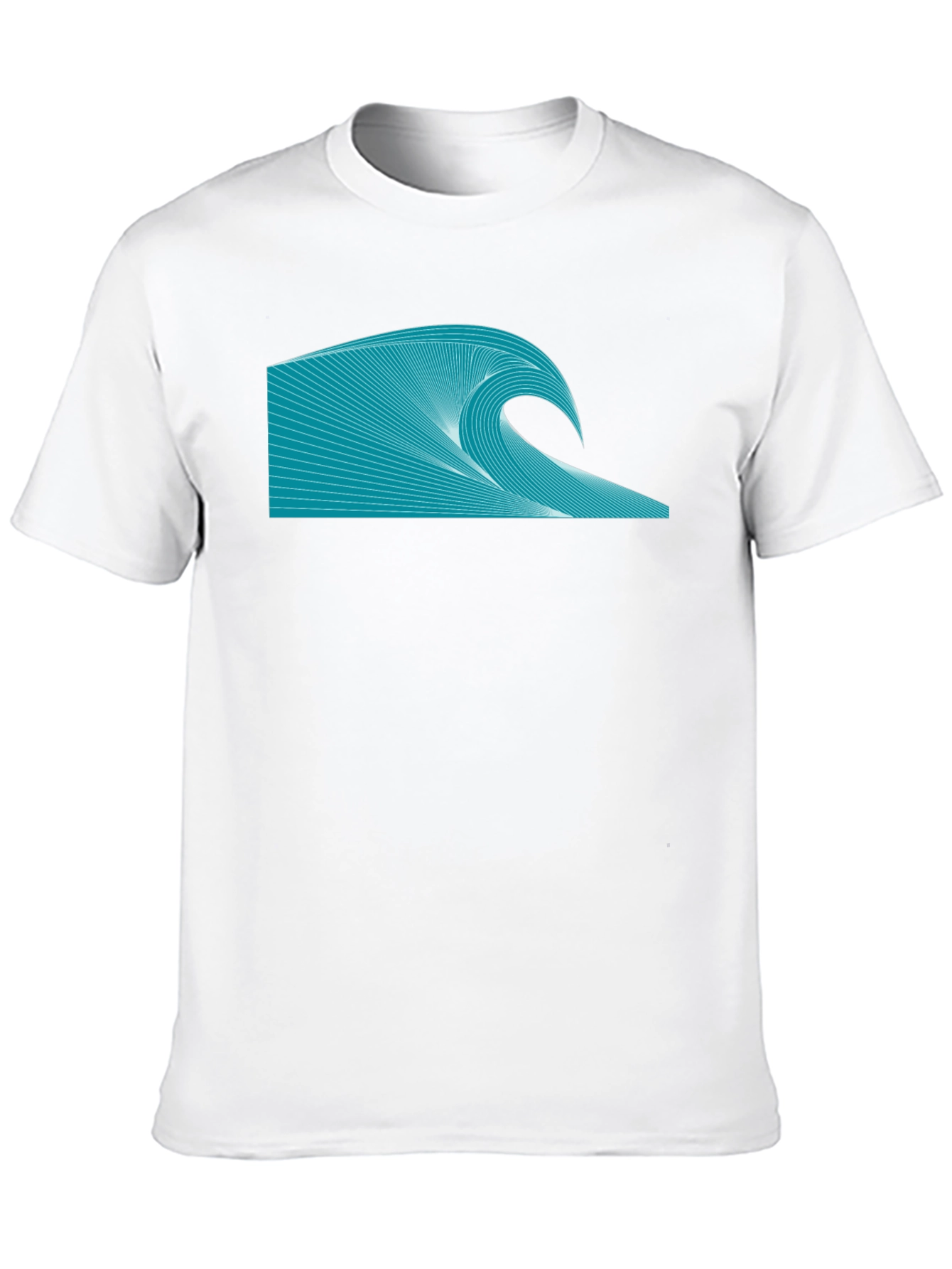 Wave Graphic Tee - Black Stylish Shirt