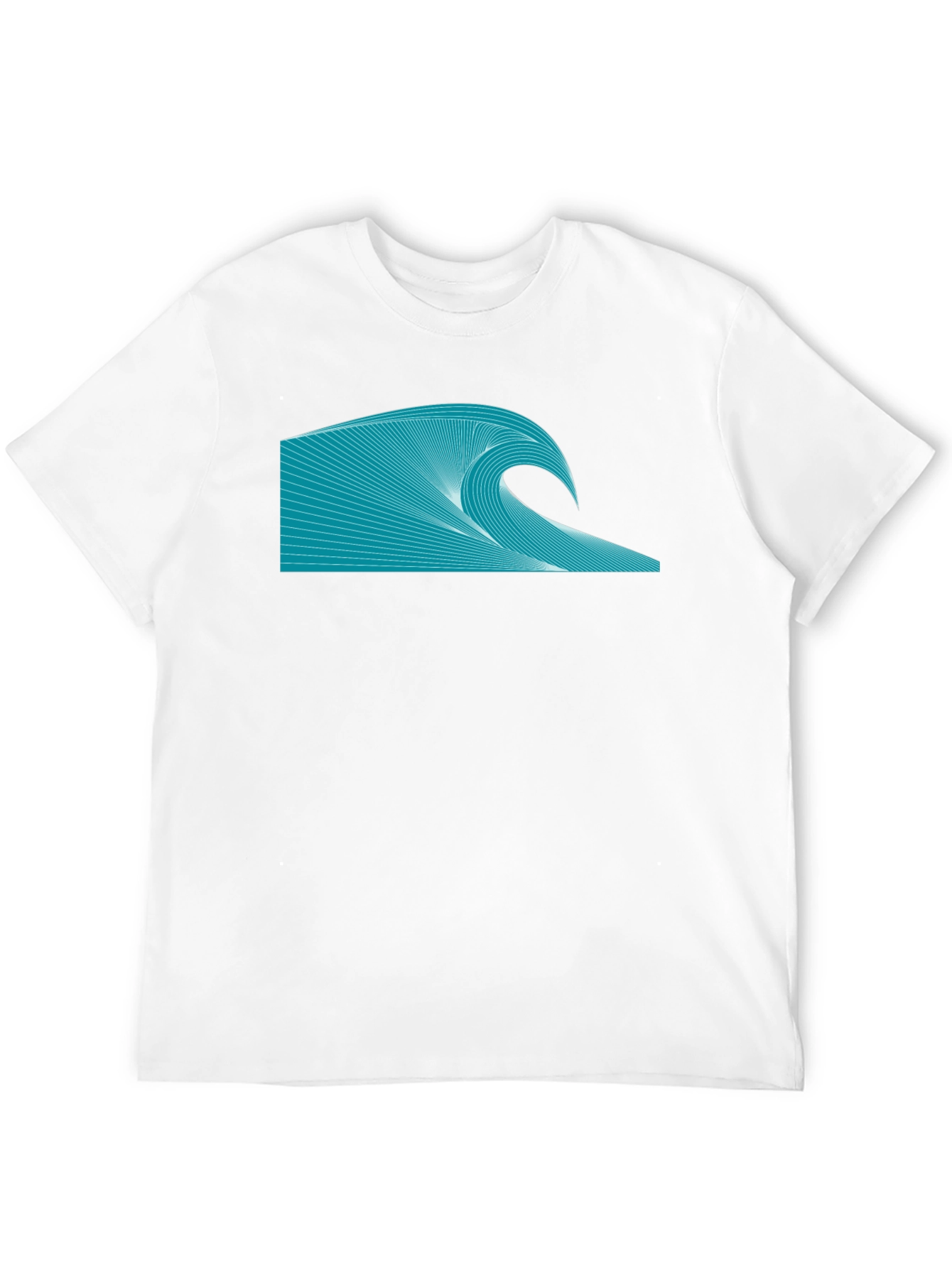 Wave Graphic Tee - Black Stylish Shirt