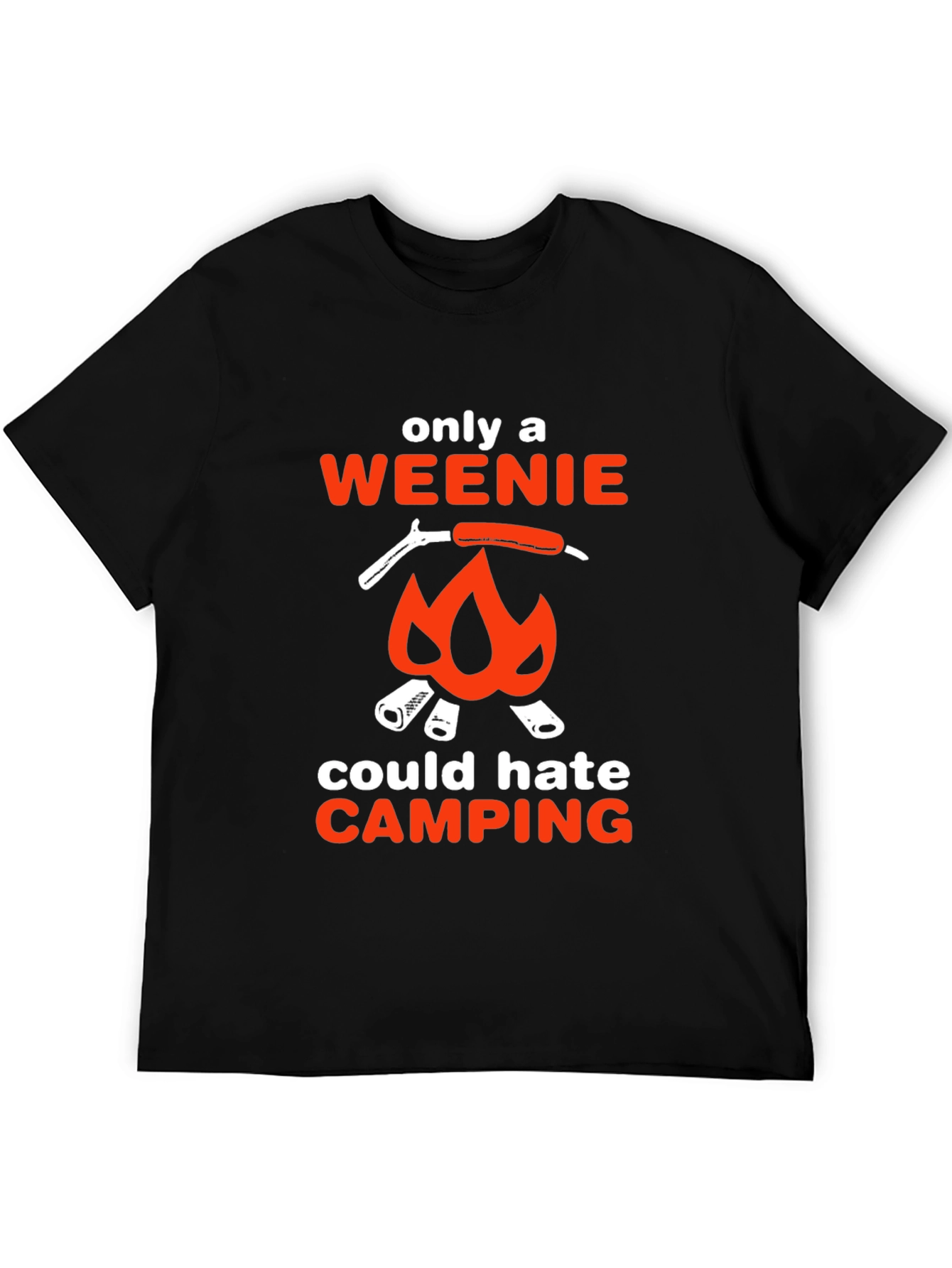 Camping Weenie T-Shirt - Funny Campfire Design