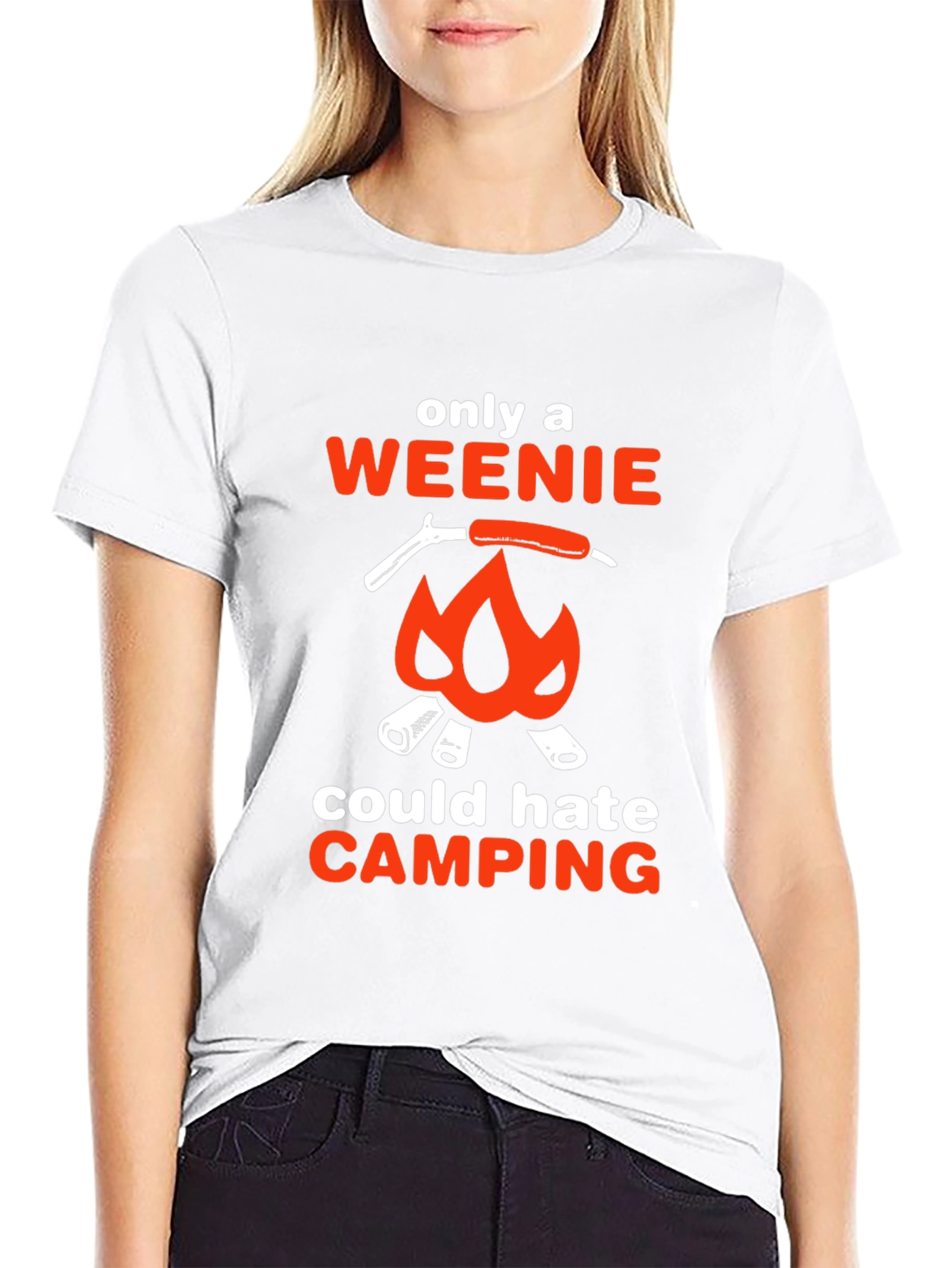 Camping Weenie T-Shirt - Funny Campfire Design