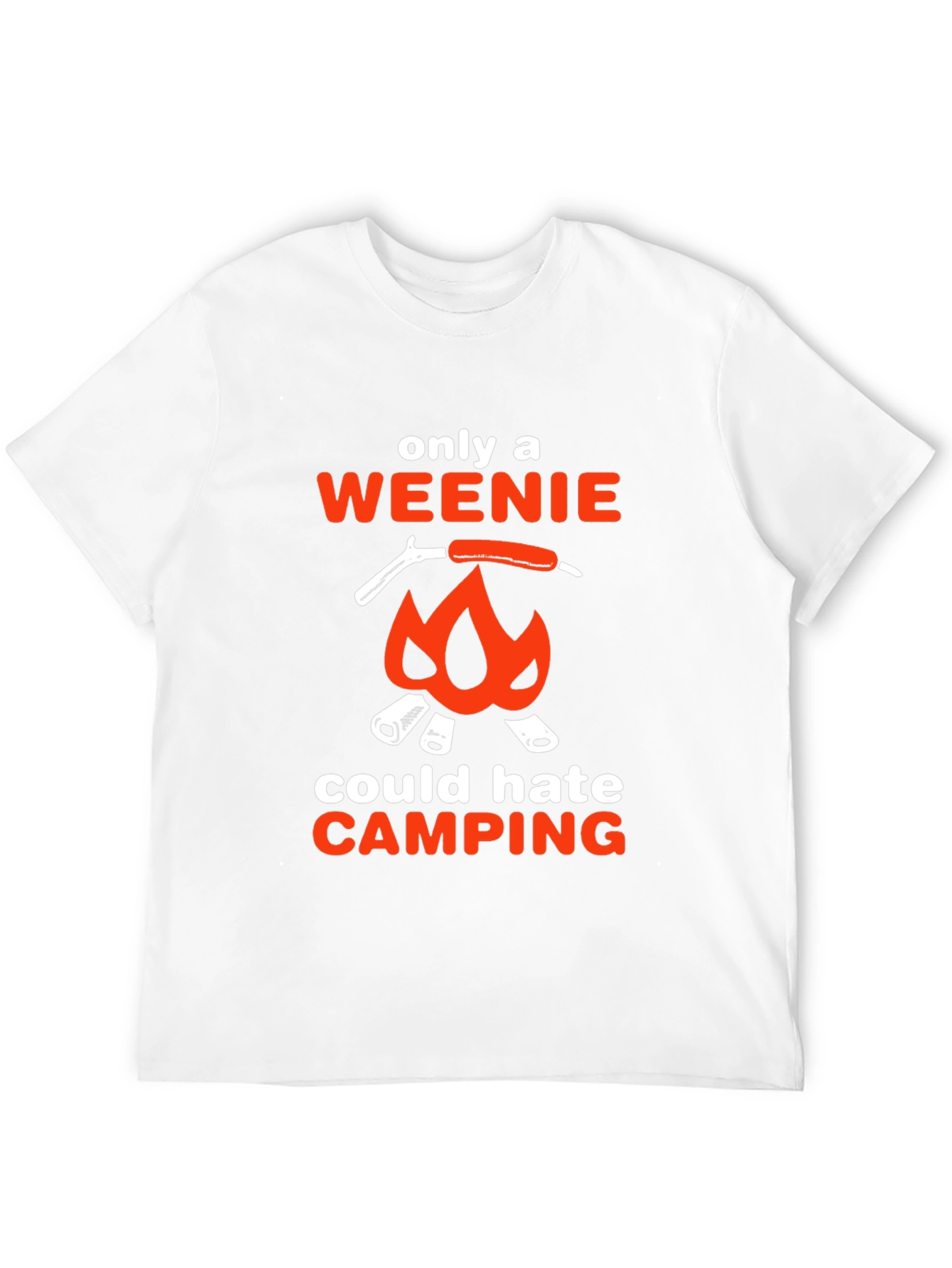 Camping Weenie T-Shirt - Funny Campfire Design