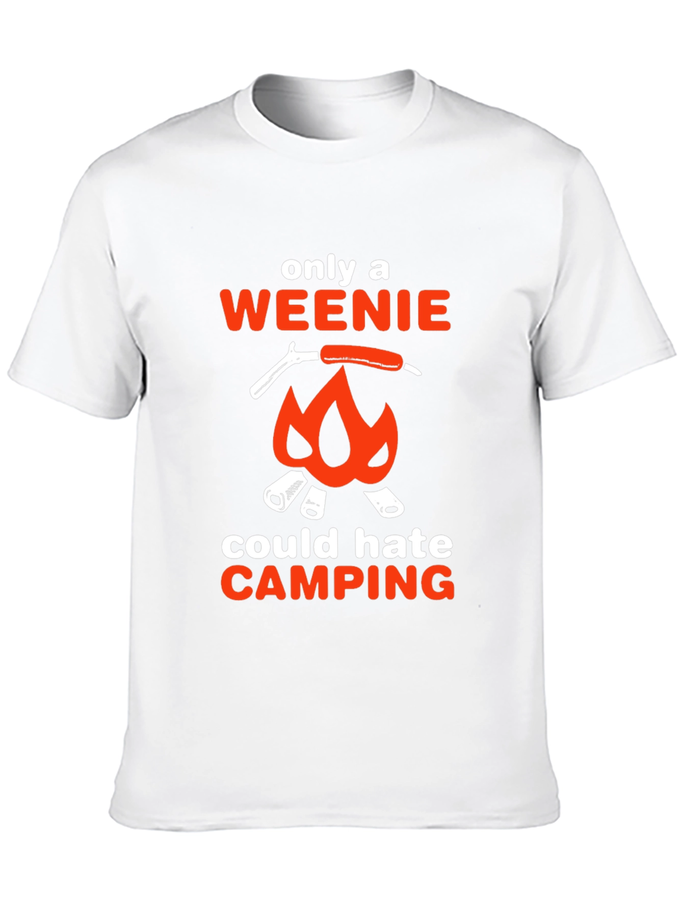 Camping Weenie T-Shirt - Funny Campfire Design