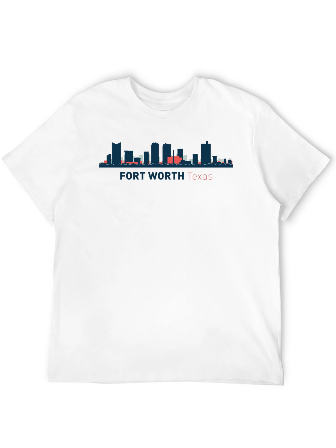 Fort Worth Texas Skyline Graphic T-Shirt