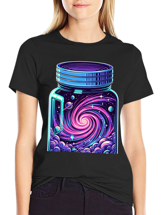 Galaxy in a Jar Graphic Tee - Black