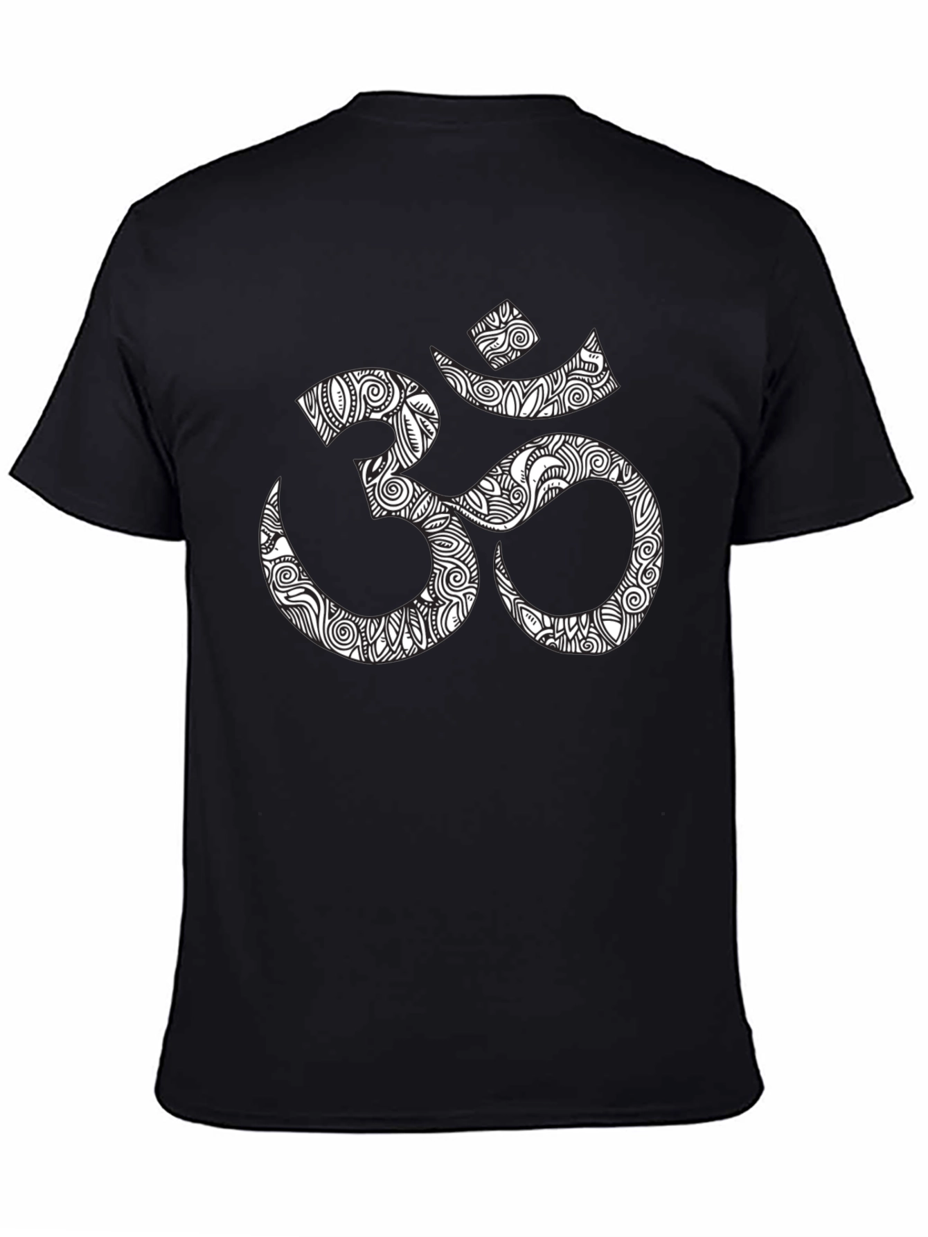Om Symbol Graphic Black T-Shirt