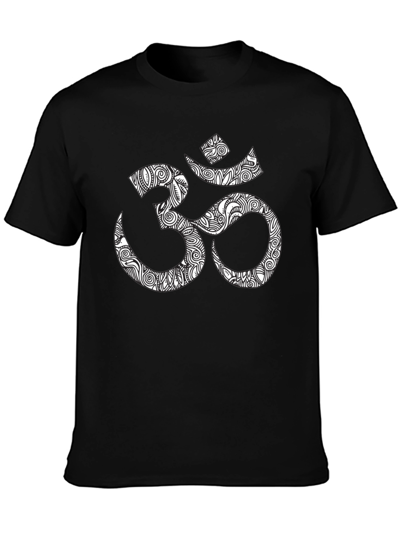 Om Symbol Graphic Black T-Shirt