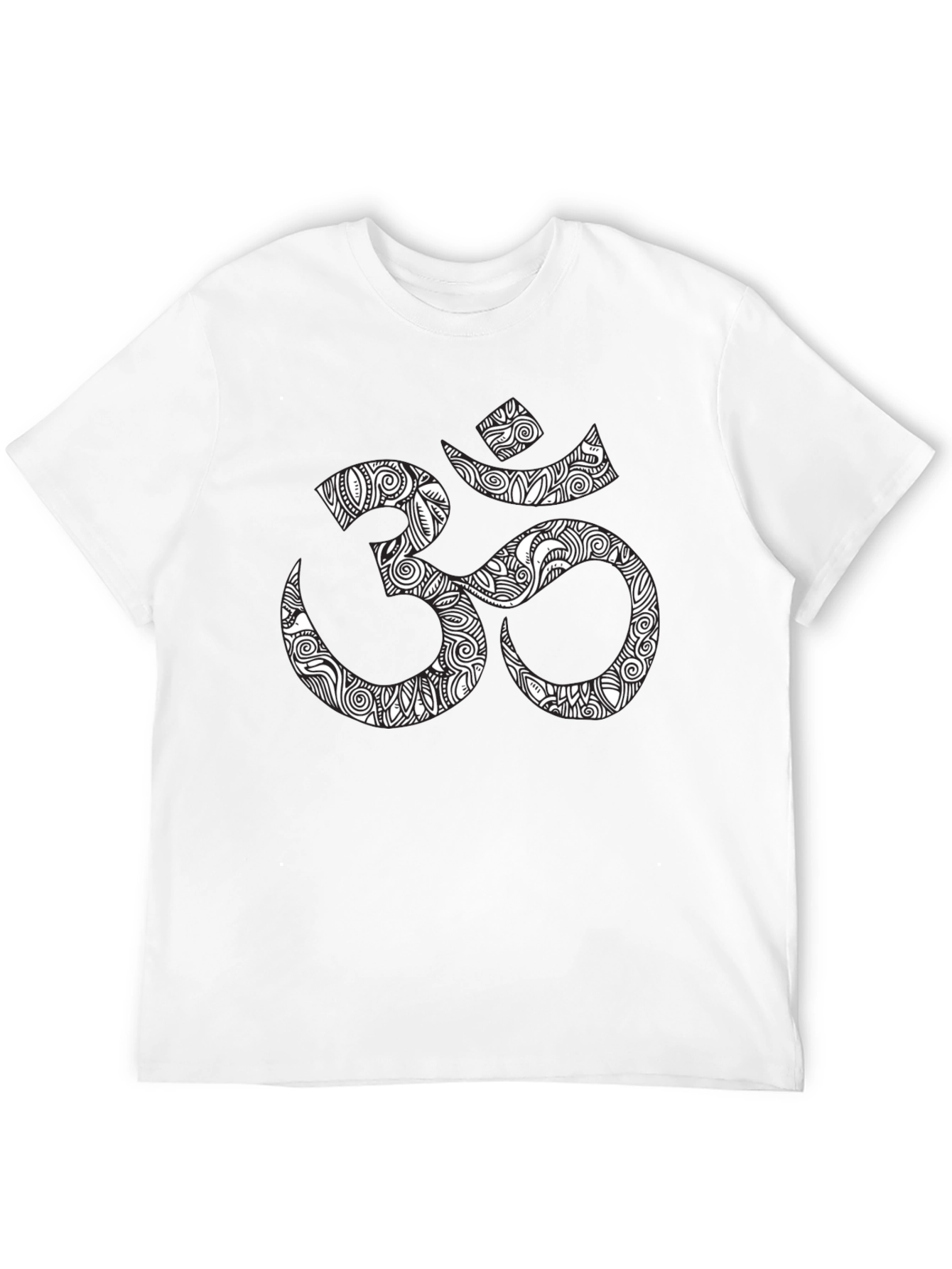 Om Symbol Graphic Black T-Shirt
